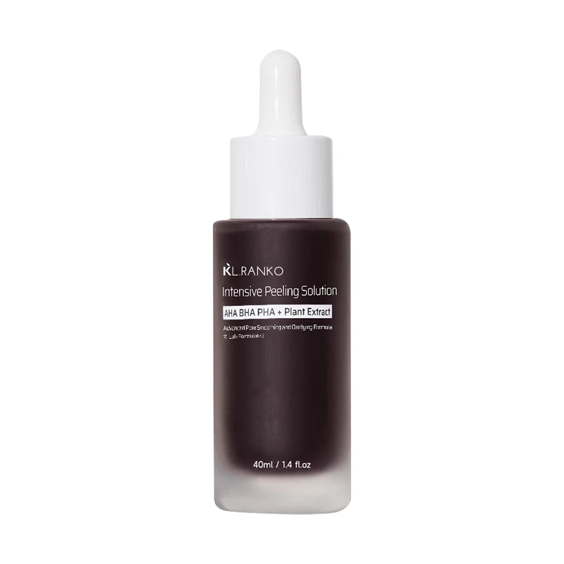 Private Label Fruit Acid Salicylic Acid Facial Serum Clean Pores Soft Exfoliation Deep Peeling Anti Acne Treatment Solution
