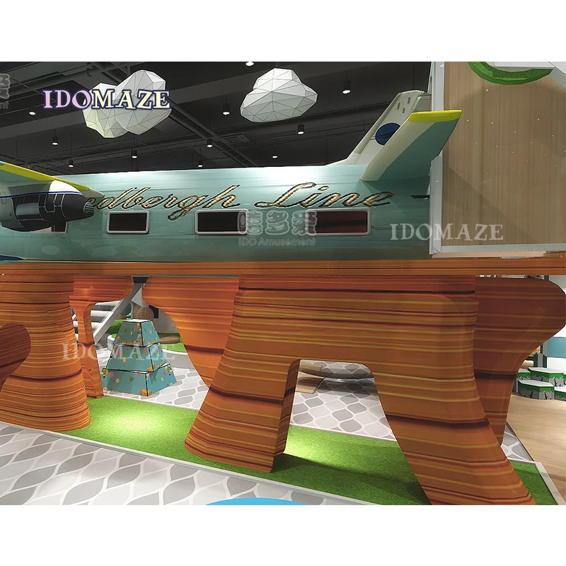 Indoor Toddler Playground House Panda Indoor Playground High-Quality Design Children Playground Indoor 200 Square Meter