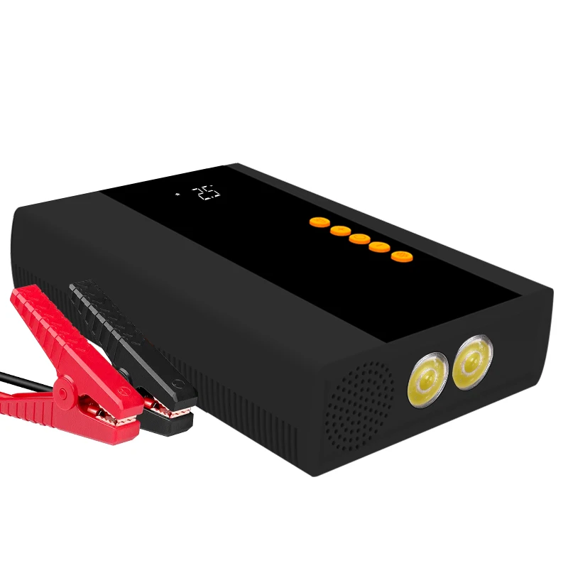 2022 new portable jump starter 2 in 1 with air pump inflator built-in air pump car inflator for car motor bike ball air pump