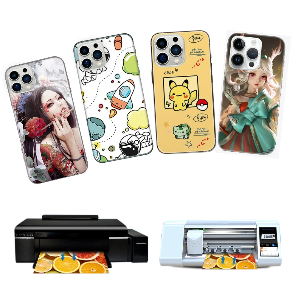 Printing Phone Back Sticker Skin Mobile Phone Protective Back Sticker Back Tpu Films