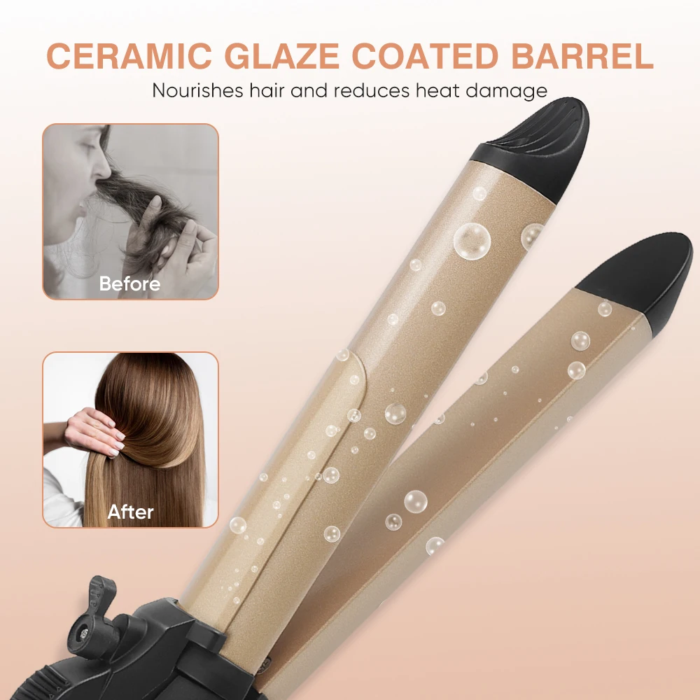 New Design 2 in 1 Portable Electric Curlers Rollers Professional Automatic Rotating Hair Curler Professional Curling Iron