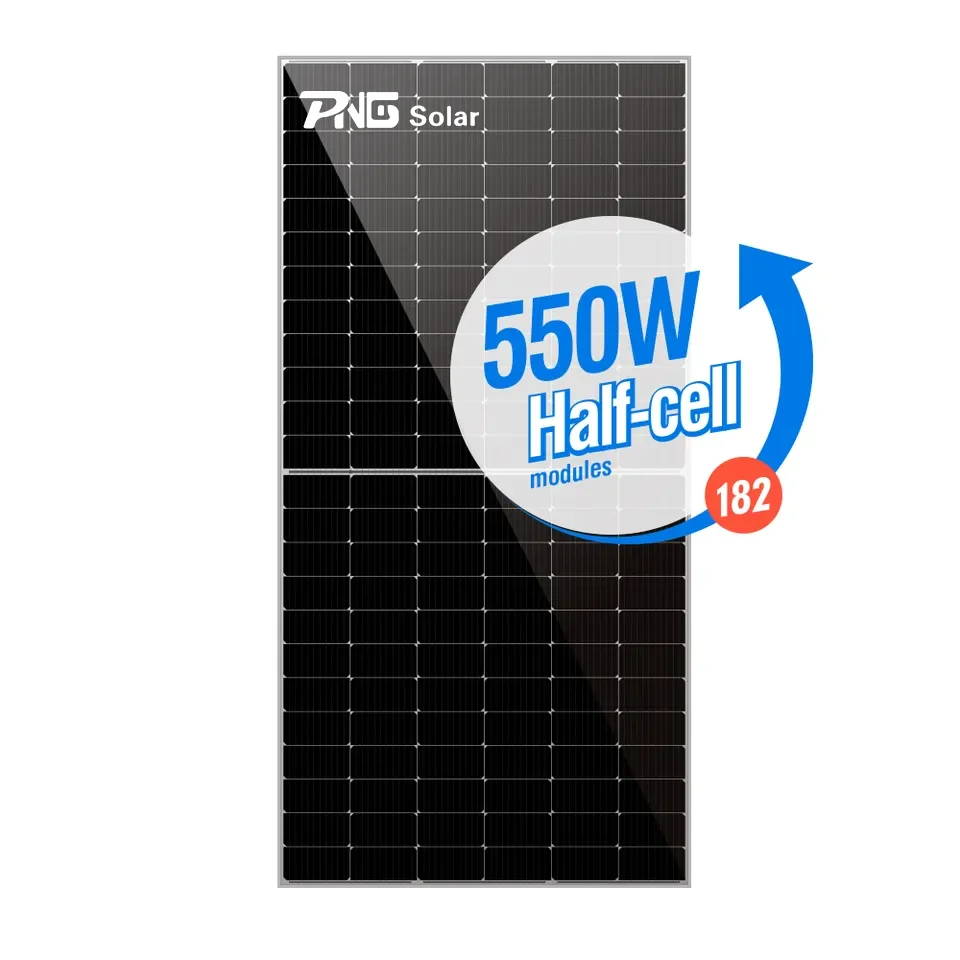 PNG 545W 550W  555W solar panels New Method Solar System  can OEM have cheaper price