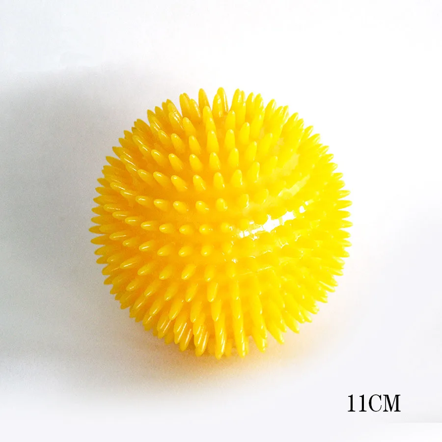 4.5 Squeaky Dog Ball for Small Medium Large Dogs Dog Toys for Aggressive Chewers Spike Ball Toys for Clean Teeth and Training