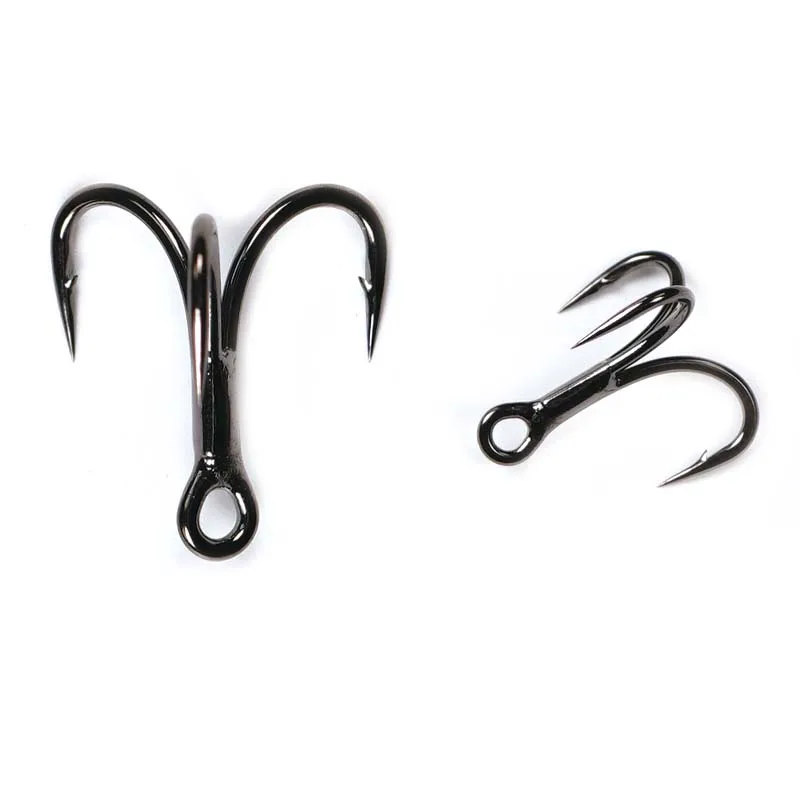 Wondersee Hot Selling Treble Hooks 4X Inhance High Carbon Steel Lure Fishing for Bass for River and Lake Species