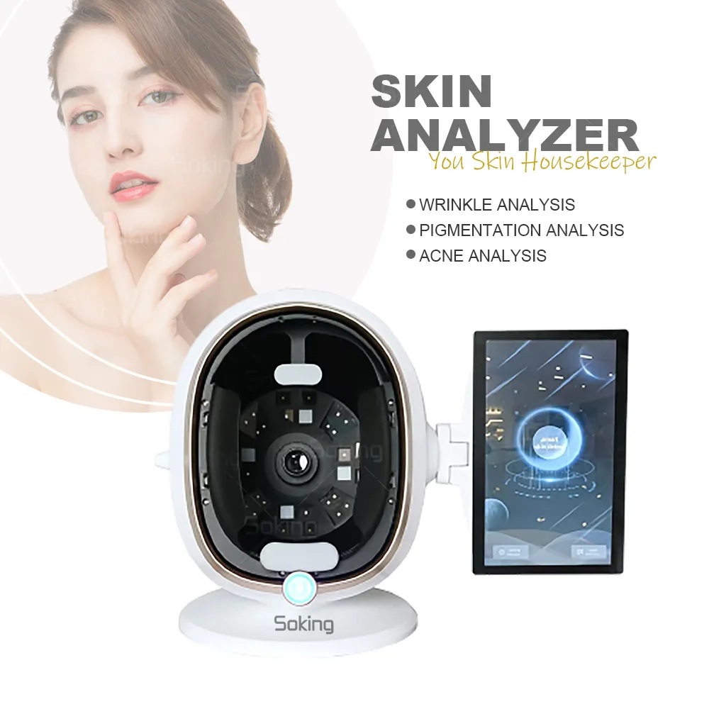 13.5 Inch Skin Analyzer Machine Professional Facial Oil Moisture Care Detector Analyzer Tester