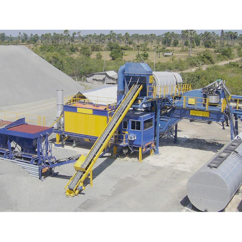 60TPH Stationary Continuous Drum and Batch Asphalt Plant Asphalt Mixing Station for Sale