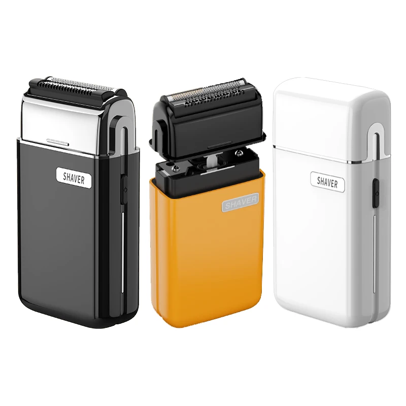 New mini travel electric shaver portable waterproof Reciprocating Triple Blade Razors for men