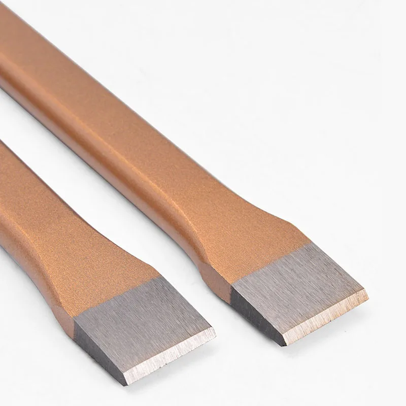 6PCS Cold Chisel Set Solid Pin Center Punches Stone Punch Kit Masonry Plow Bit Fitter Construction Carving Hand Tools 4PCS Set