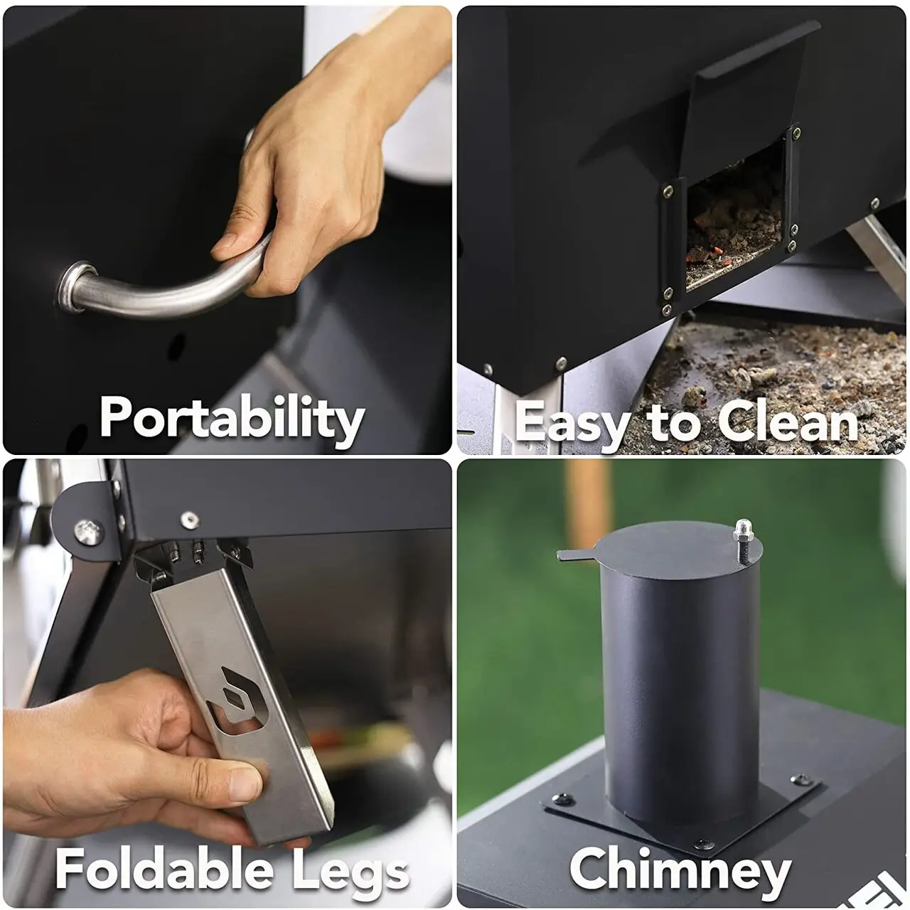 Danlong new outdoor portable double outside wood fired pizza oven wood burning