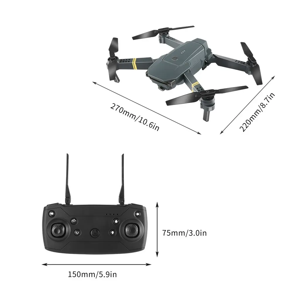 Горячая Распродажа китайская фабрика 4K складной Дрон VS E58 JY019 S168 DJI Mavic
