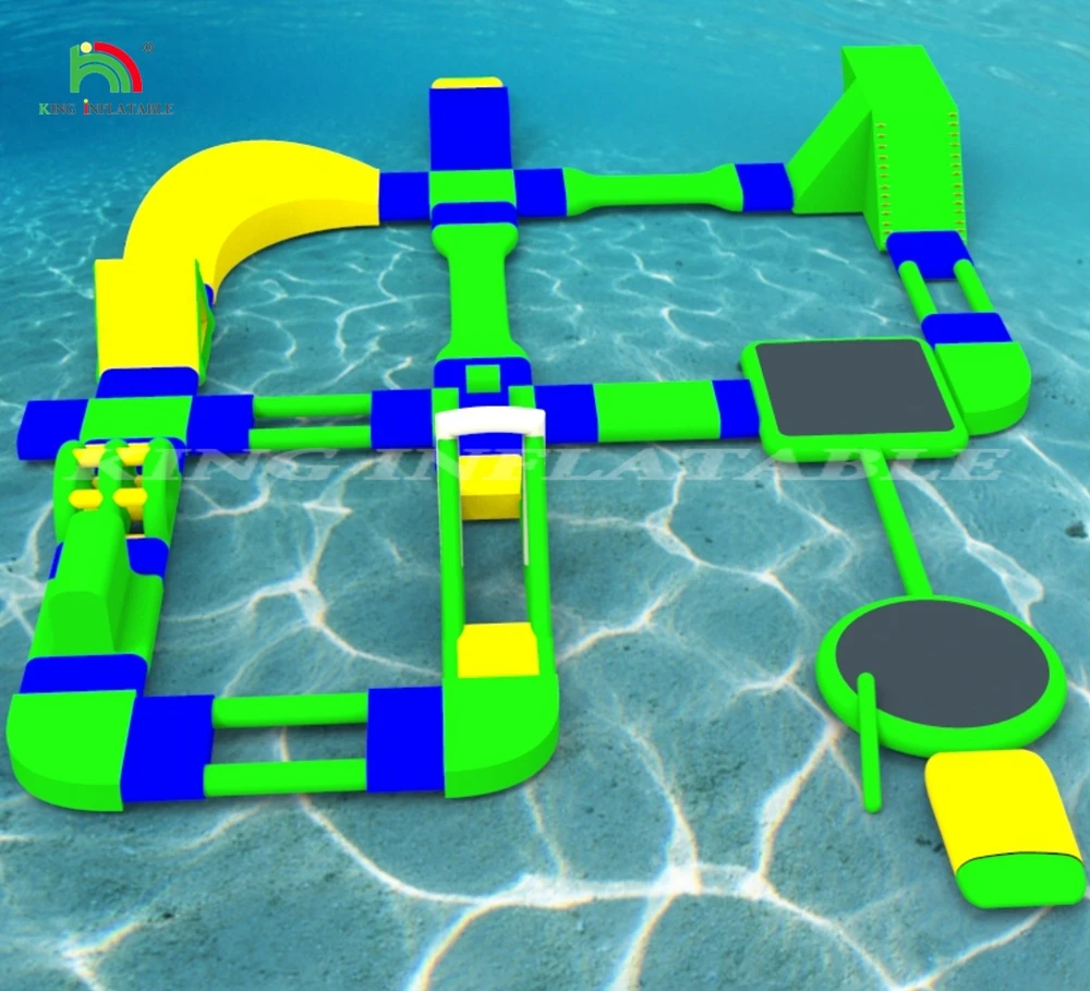 Adults Sport Aqua Water Fun Park Game Inflatable Floating Sea Park Inflatable Water Park for Resort