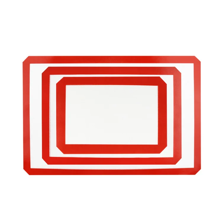 Wholesale Non-Stick Silicone mesh baking sheet mat with logo