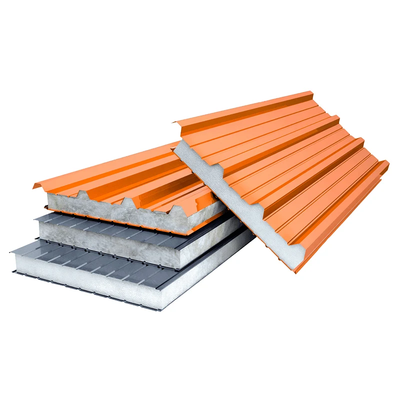 Prepainted JIS Hot-Rolled Steel Sheets 30mm 15mm Galvanized Fireproof Foam Sandwich Panel Roof Stone Rock Wool Welding Q195