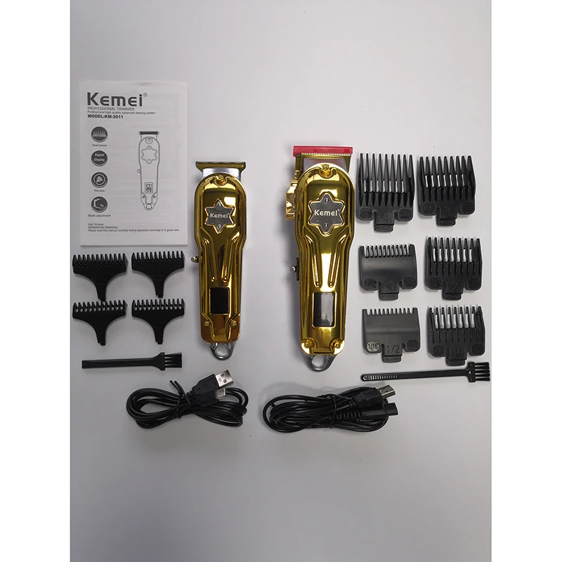 Профессиональный триммер для волос Gold Kemei Новое поступление 2021 2011 салона