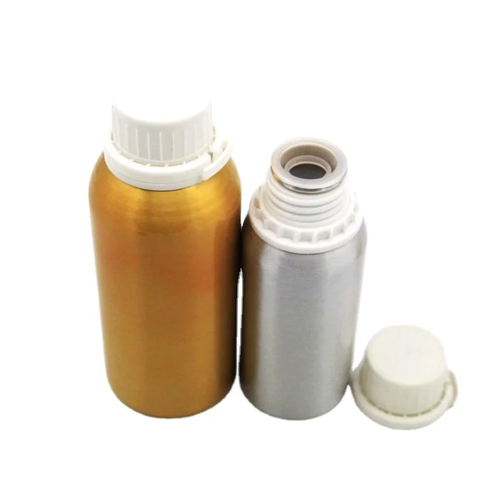 Supplier Factory Custom 100ml 200ml 500ml 1000ml  Wholesale Essential Oil Aluminum Bottles with Plastic Safty Cap Manufacturer/wholesale