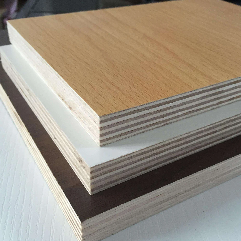 HPL Melamine Laminated Chipboard Price 12mm 18mm  Particle Board For Wardrobes Cabinet Furniture