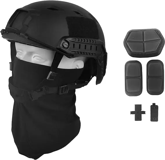 High quality tactical helmet airsoft gun with 12 in 1 helmet special Operations Jungle City security shooting helmet