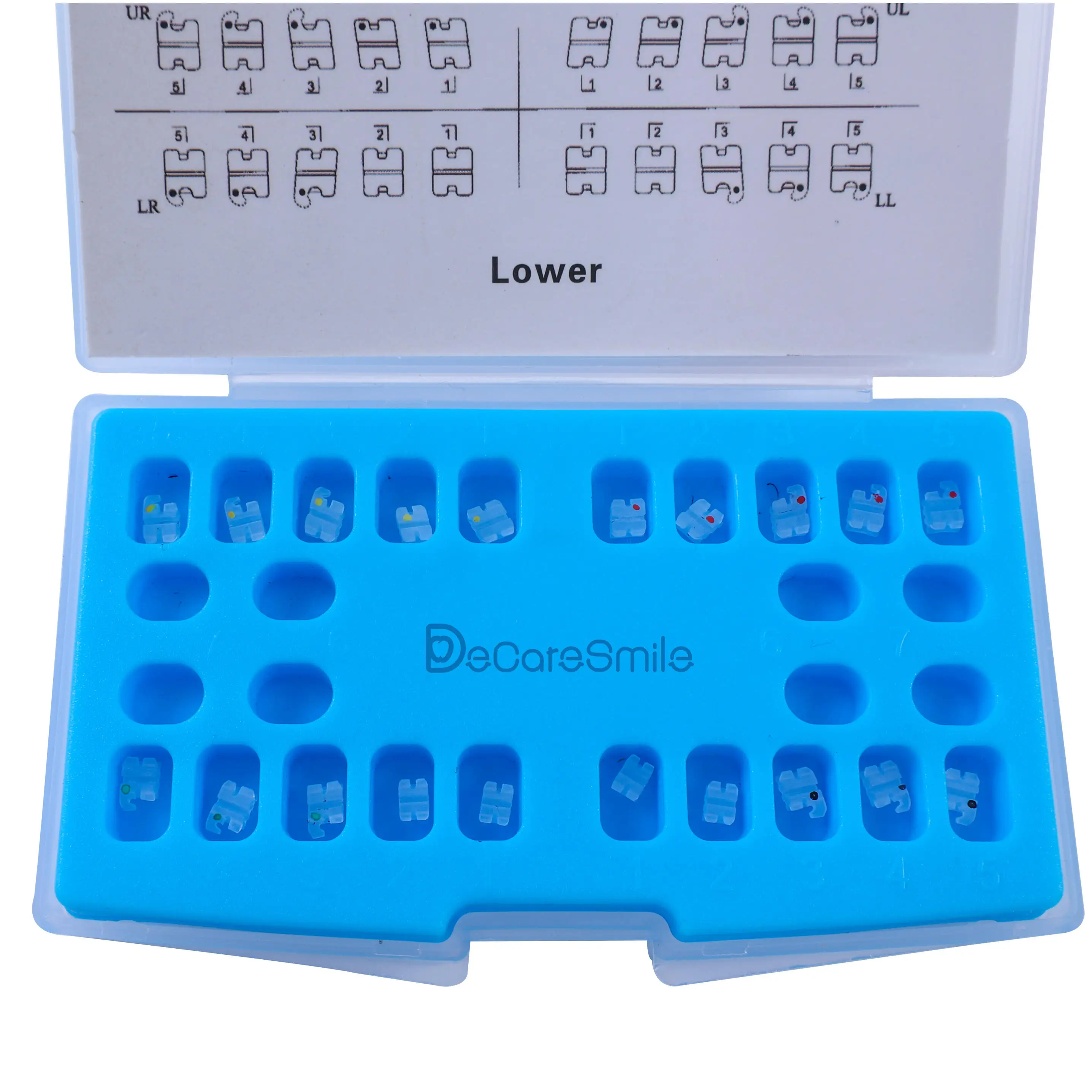 ORTHODONTIC Dental Orthodontic Brackets Standard Edgewise Monoblock Mbt Roth