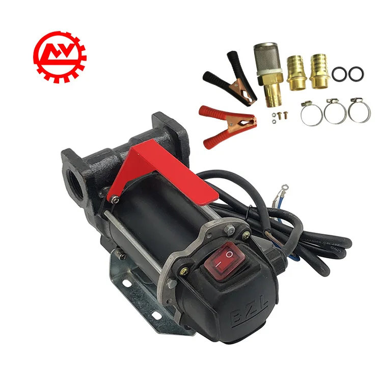 Portable Electric Barrel Drum Oil Transfer 12V 24V Diesel Fuel Transfer Pump Kit