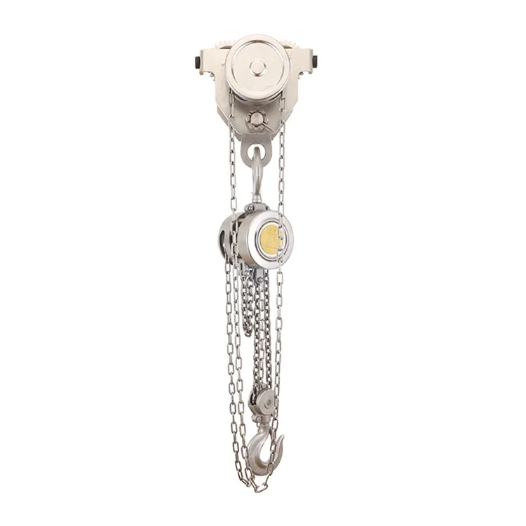 Best Selling Combined Stainless Steel Hand Chain Block with trolley