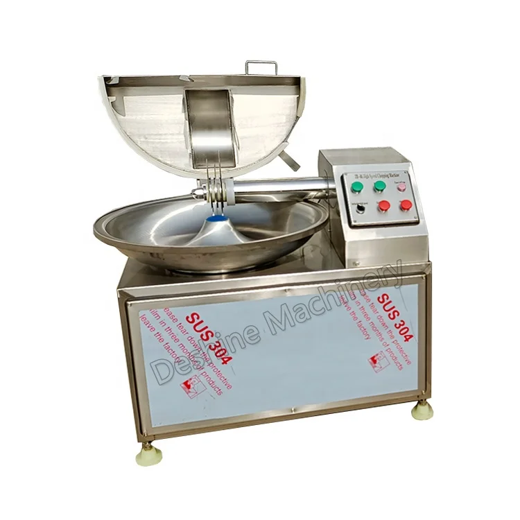 Meat Mixer emulsifier Automatic emulsify bowl cutter chopper meat cutting machine