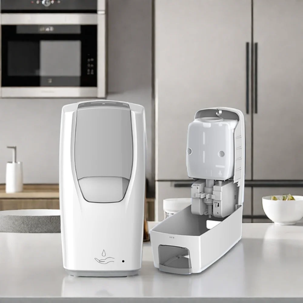 2024 Cost-Effective Wholesale Wall Mounted Kitchen Bathroom ABS Pumpless Automatic soap dispenser senor touchless 1000ML