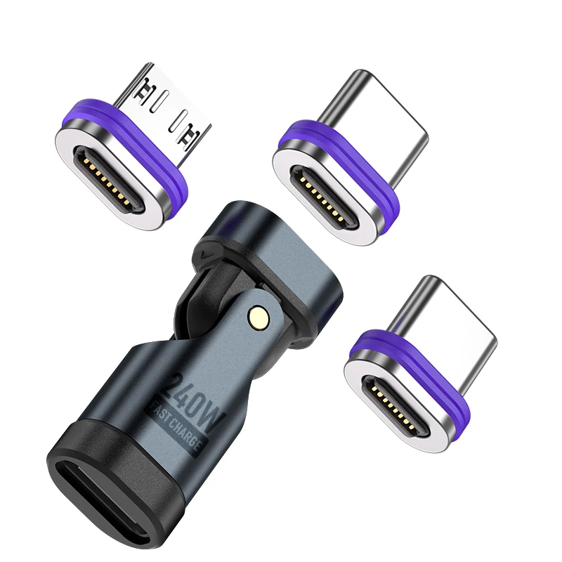 Type C (USBC) to Type-C & Micro USB & iOS Phone Laptop Charger Cable Adapter