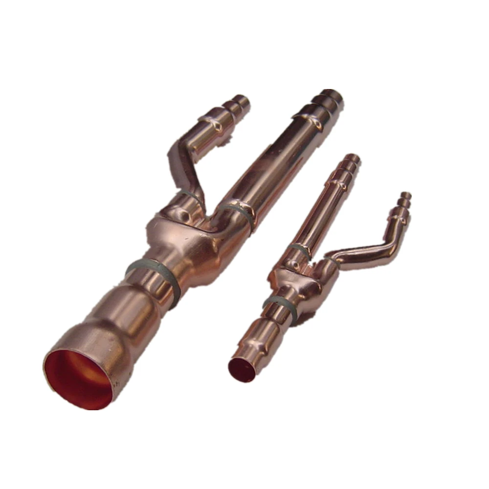 Copper joint y branch  disperse pipe for midea Dakin