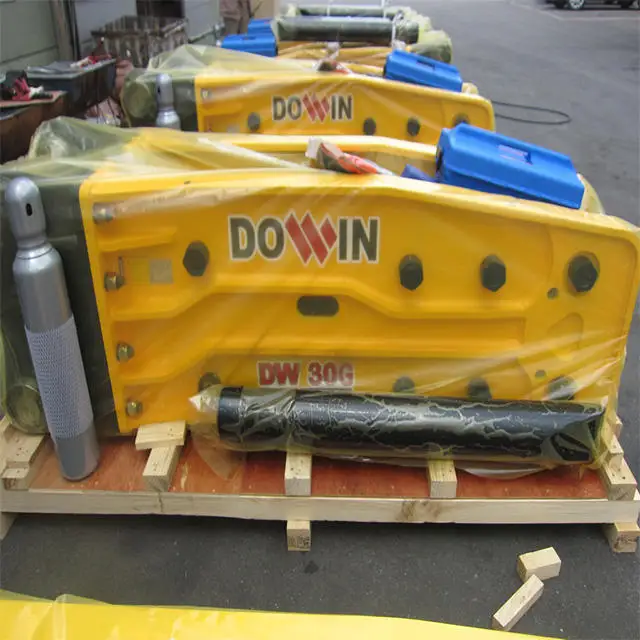 Korean Safe Construction Equipment Dowin International Hydraulic Breaker 30ton Alloy Steel Reliable Equipment Easy Maintenance