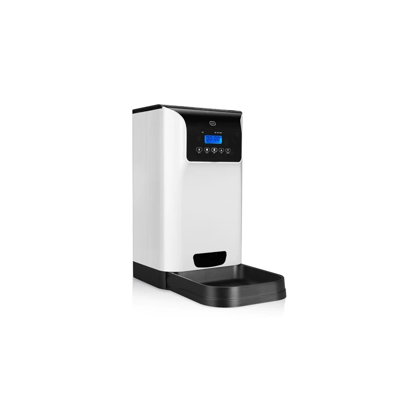  Smart Durable Finger Pressure Automatic Pet Feeder Dog Cat Food Dispenser Station Bowl Timer Dish