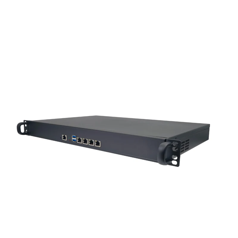 WLANiPC Quad Core J4125 Router PC 4 LAN 2.5G 1U Rack chassis firewall appliance home server network security support AES NI