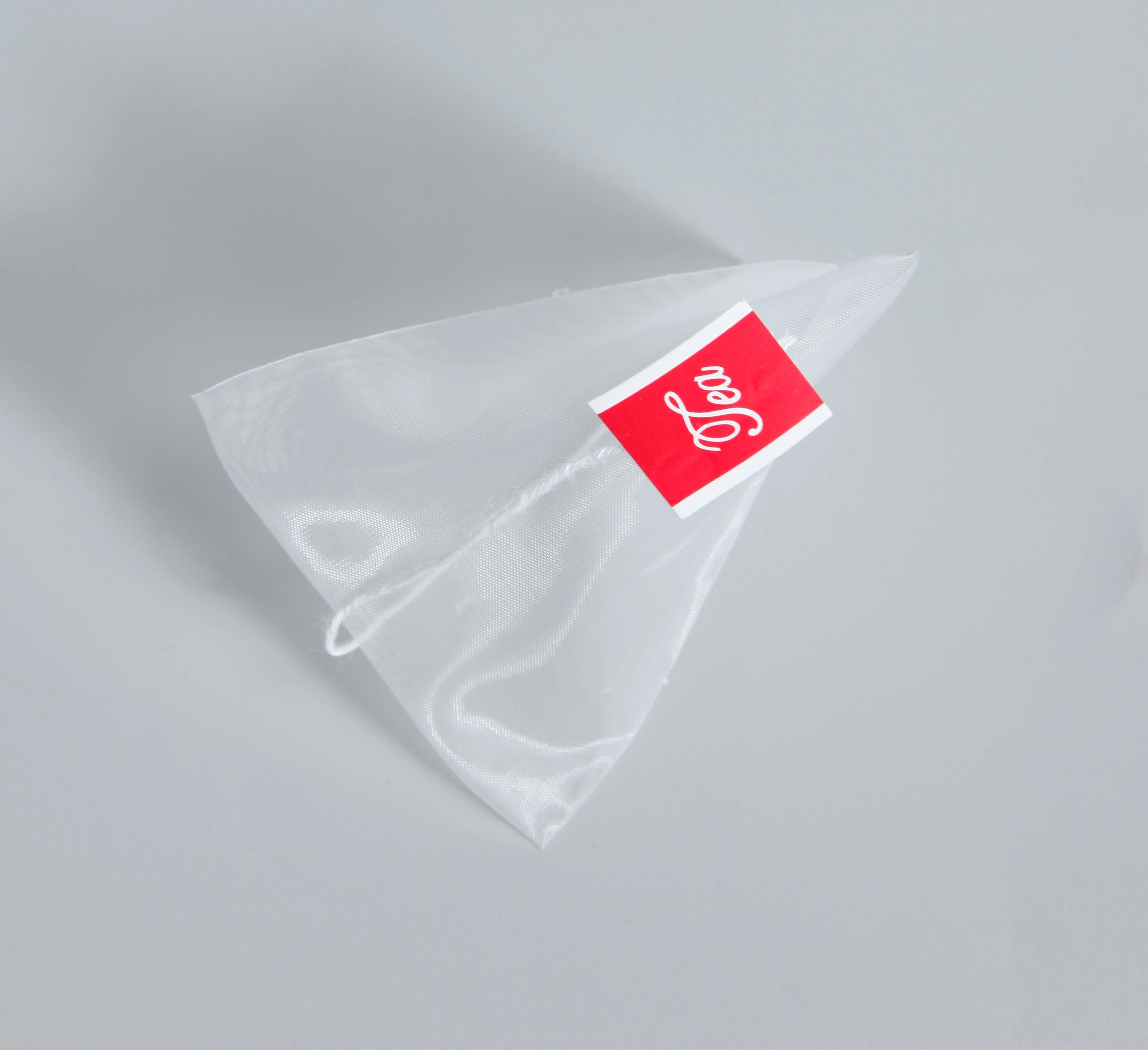 PA Nylon Triangle Rectangular Mesh Tea Bag With Custom String And Label tea bag packing Loose Tea and Herb