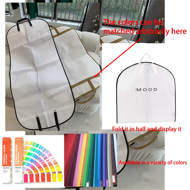 Custom Logo Printed Eco Friendly Ziplock Clear Garment Packaging Bag Recycled Garment Bags