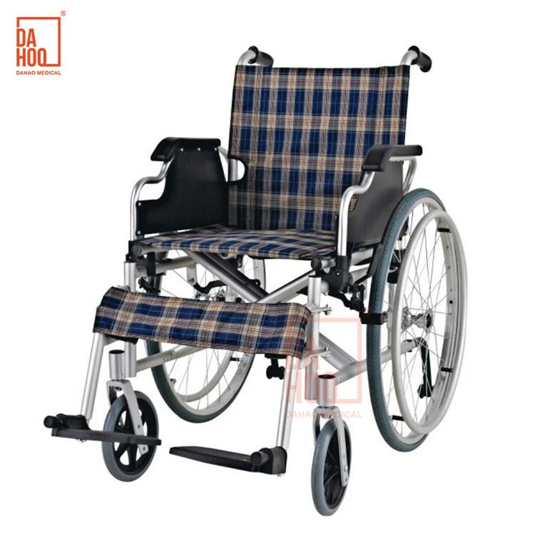 Reclining Chair Adjustable Backrest Home Care Steel Wheelchair Chair With Wheels High Back Chrome Frame Steel Wheelchair