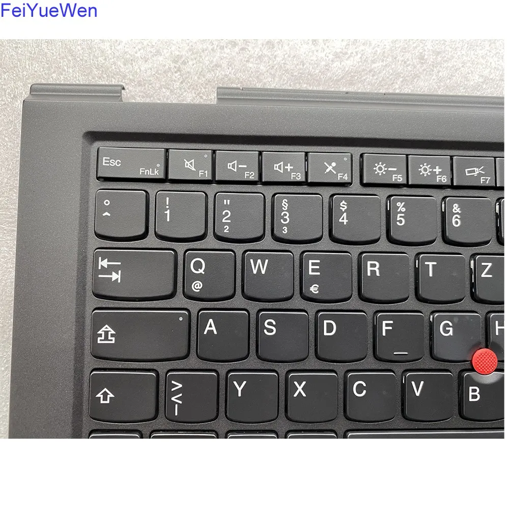 01AV163 оригинальный C чехол для Lenovo X1 Carbon 4th 2016 клавиатура DE Bezel UK винтовой Упор