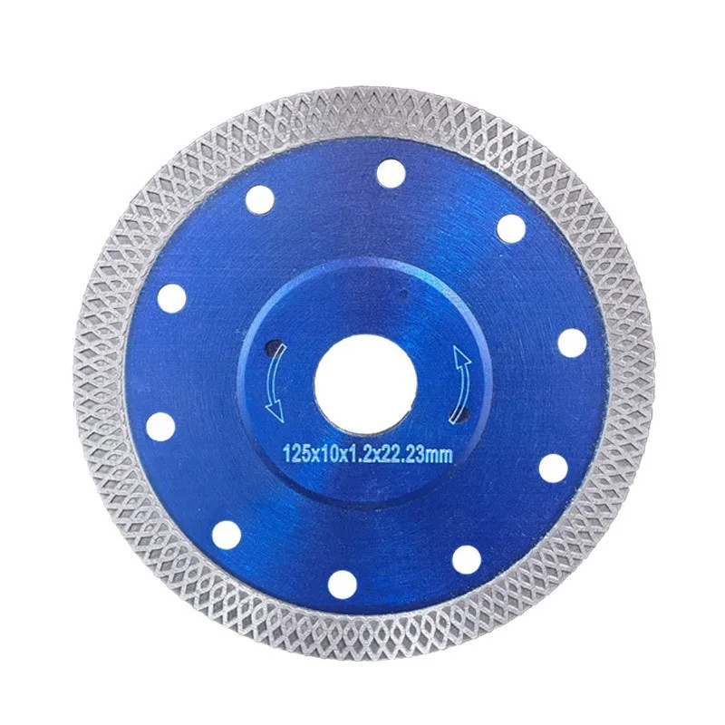 Ultra thin ceramic corrugated saw blade has high cutting efficiency good stability dry water cutting polishing and trimming