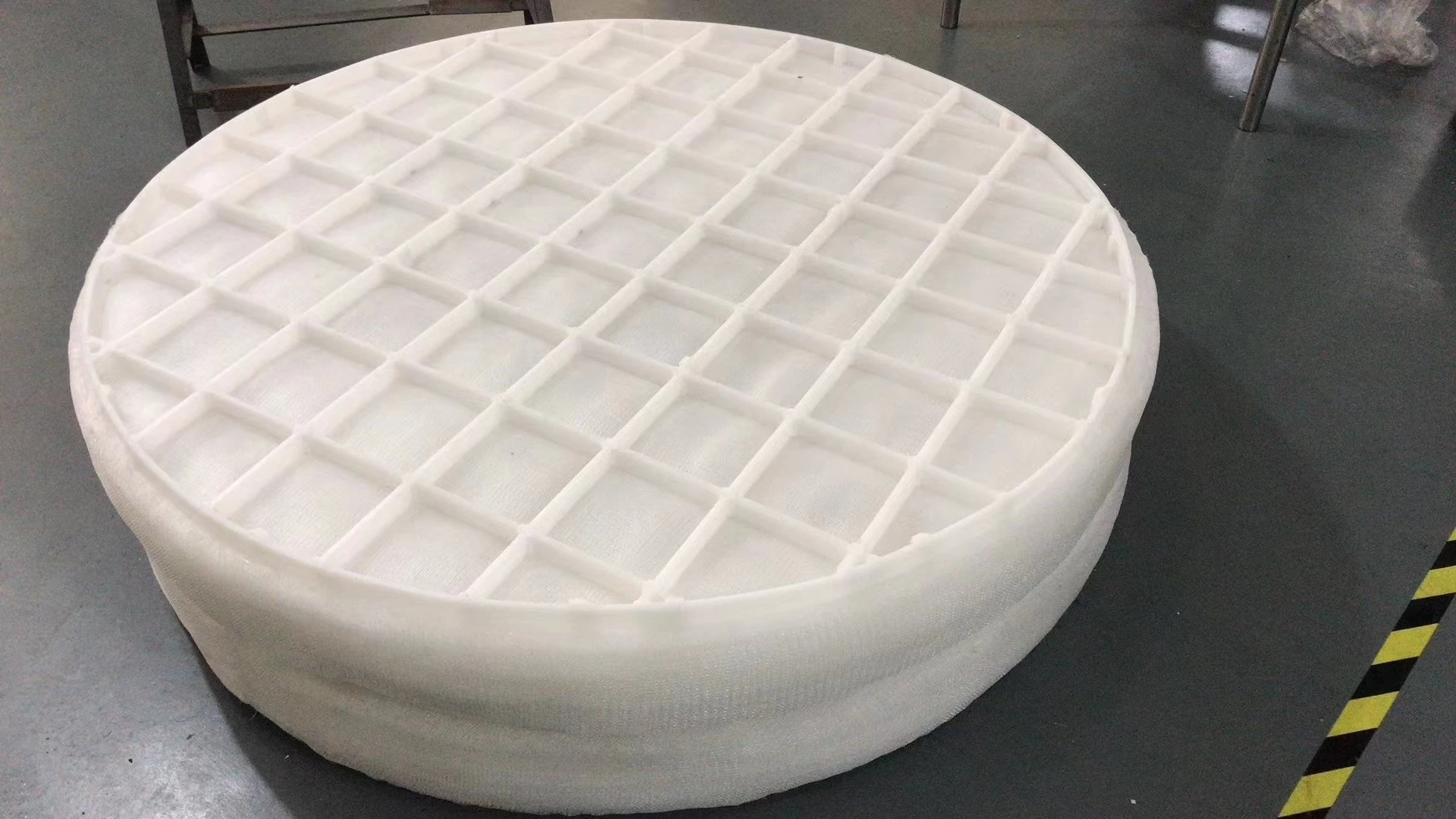 Polypropylene PP Plastic Demister Pad Mist Eliminator Standard Type Knitted Wire Demister Pad