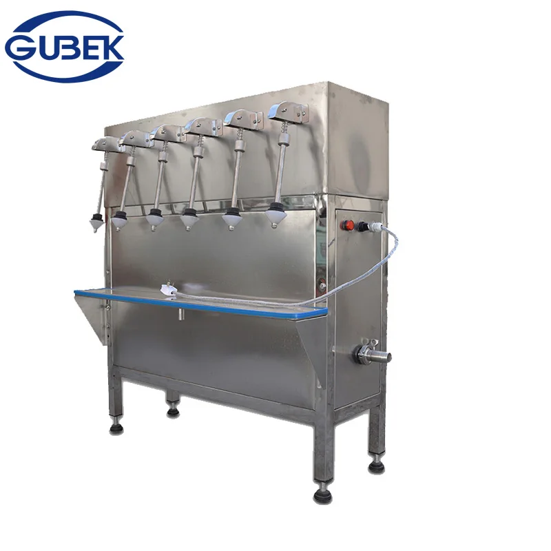 4 heads and 6 heads  wine spirit alcohol glass bottle filling machine