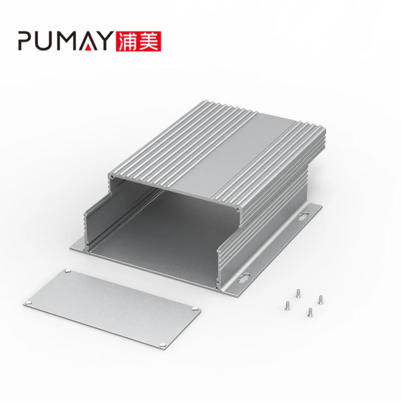 Алюминиевые экструзионные алюминиевые корпуса 147*41-150 мм Pumay, экструдированные 6063 электронные