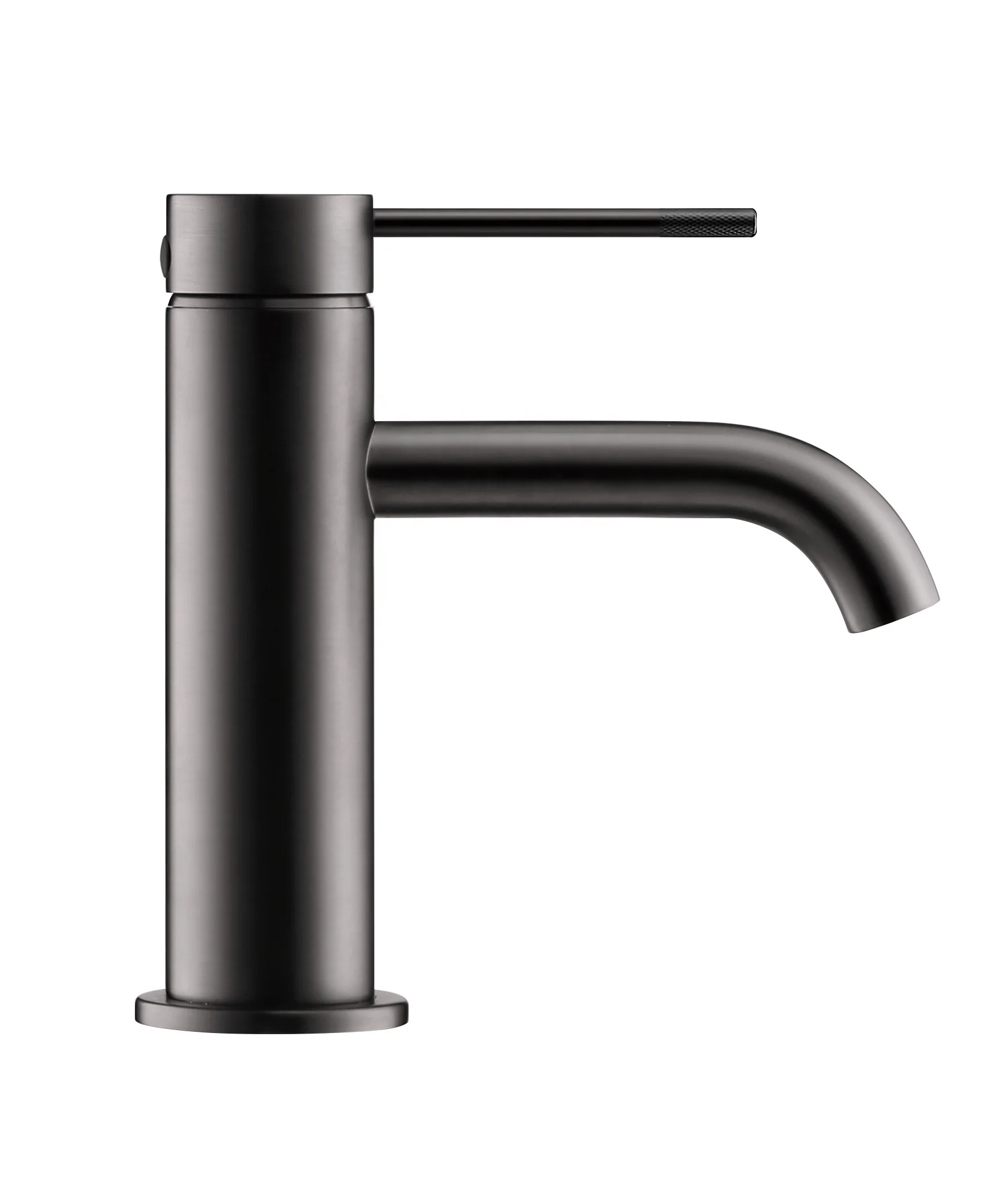 Durable hotels and homes install round gray faucet switch for bathrooms