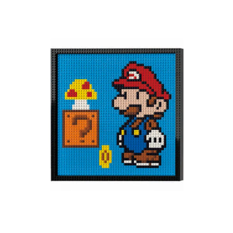 DIY Film Figure v Pixel Bricks Building Kit Customized Wall Art for Unique Home Mosaic Toy Decoration