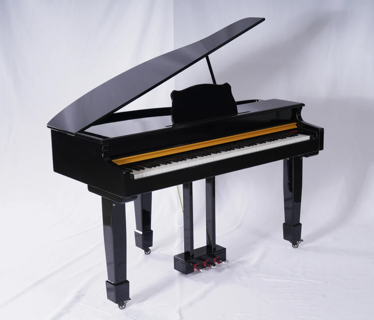 88-Key Hammer Action Keyboard Grand Digital Piano 16-Level Touch Sensitivity Baked Paint Pure Piano Tone