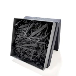 Recycled bulk baled pink zigzag decorative gift box kraft crinkle tissue packing shredded paper for packaging