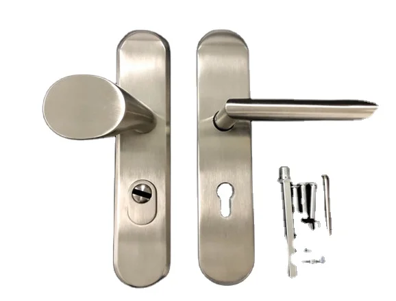 European standard modern design hardware square oblong long plate  handle