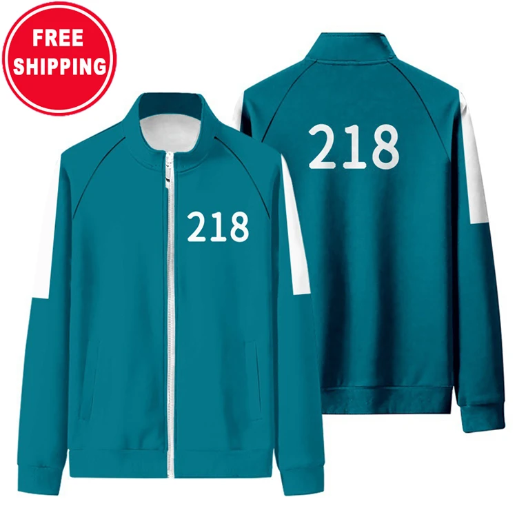 New design squid game shirt shorts tracksuit outfit korean TV cosplay squid game costume hoodie clothes