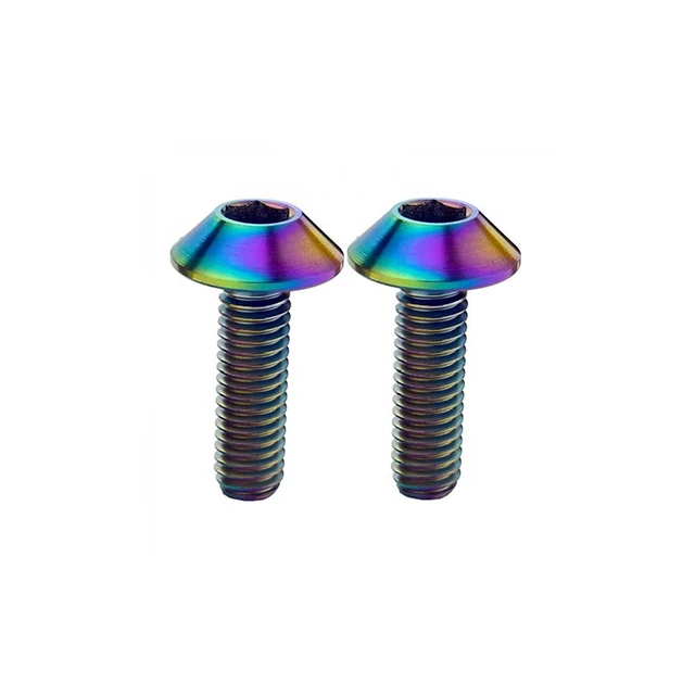 OEM Customized Anodized Color Titanium Screw Bolt For Bicycle Motorcycle m7