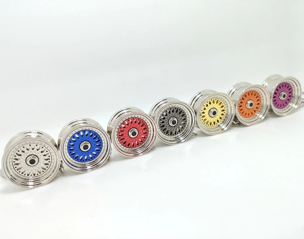 TURBOOST BBS Wheel Rim Keychain Car Part Keychain