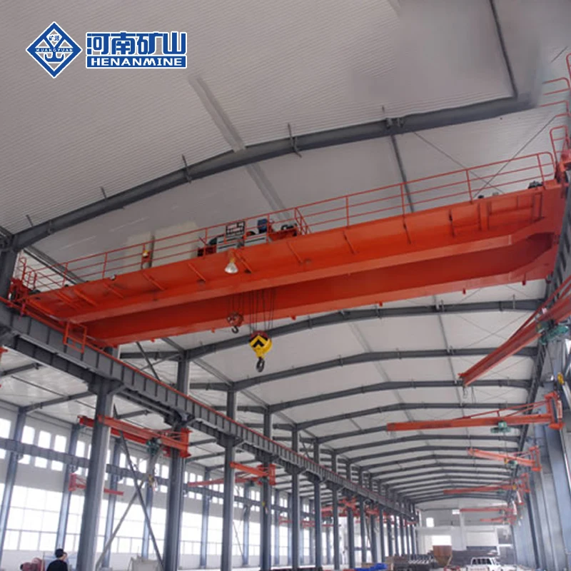 Heavy duty customized double girder electric bridge crane 100 ton 200 ton