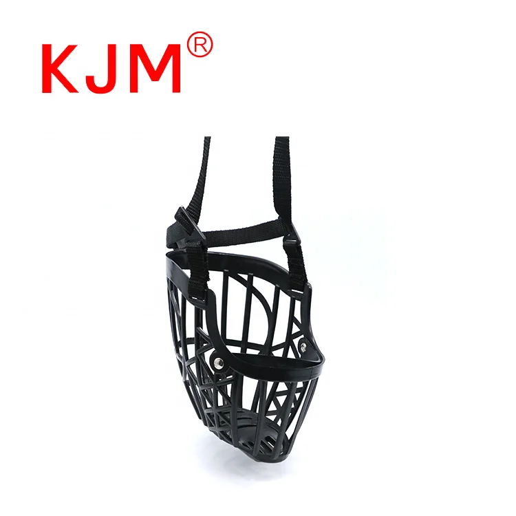 KJM Custom Dog Face Roller Muzzle Breathable Basket Muzzles for Small Medium Large and X-Large Dogs Stop Biting