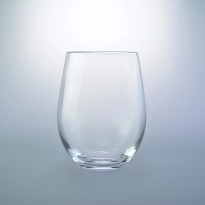 550ml 19oz Spirits Stemless Wine Glasses for Red or White Wine
